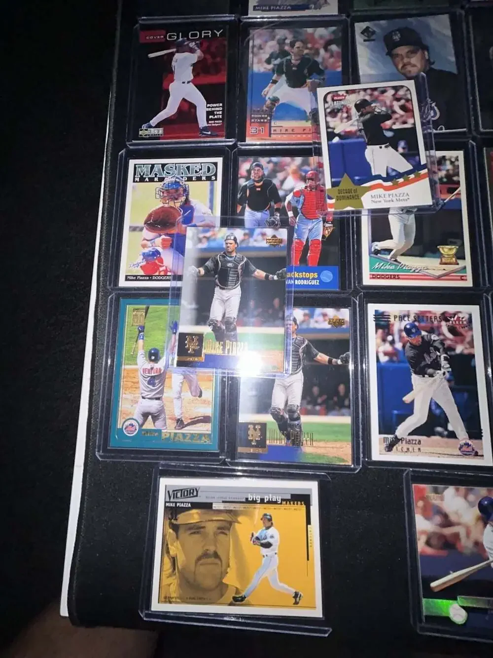 X20 Mike Piazza Baseball Card Lot Multiple Brands MLB Stars New York Mets Los An